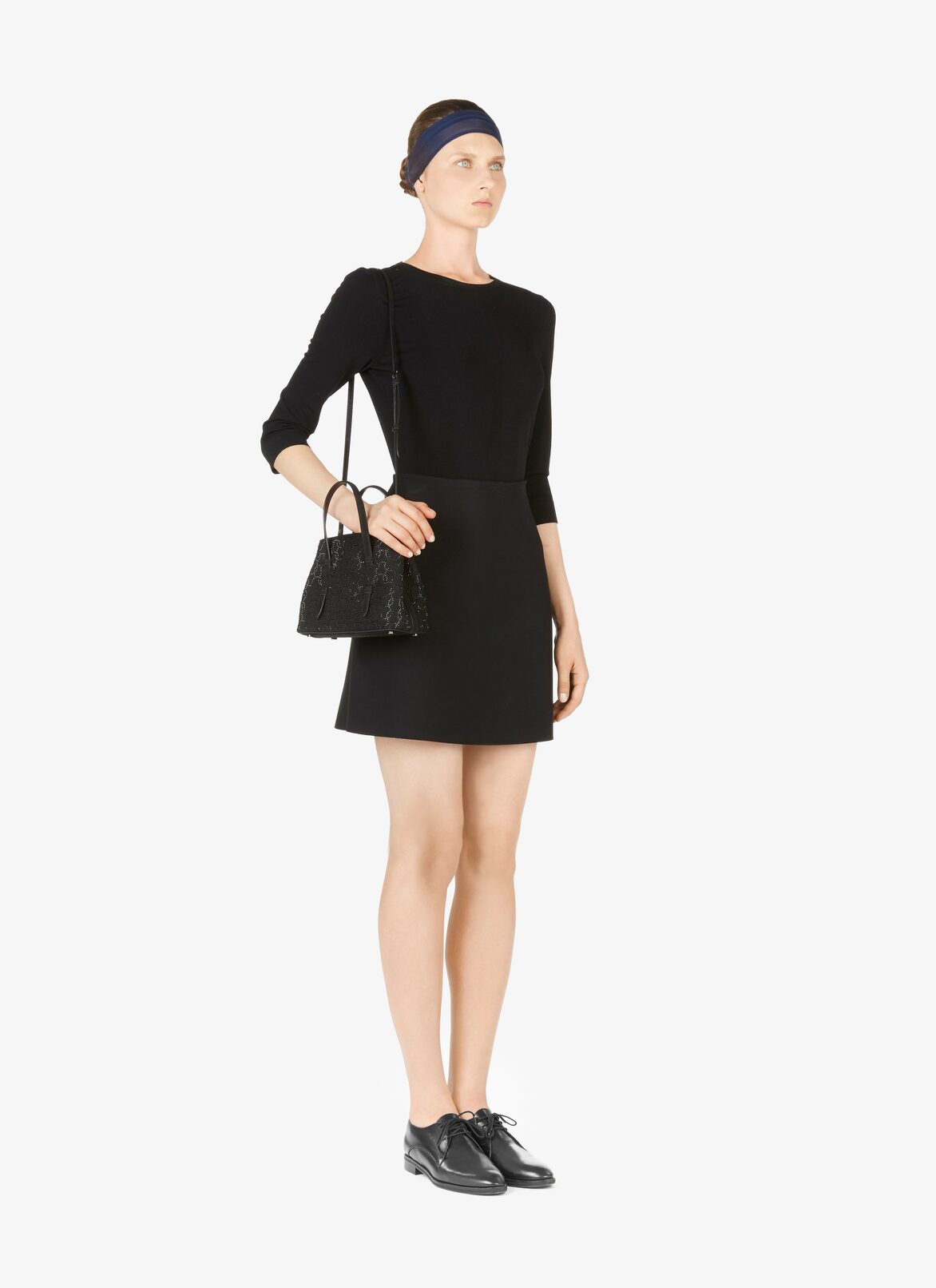 Mina 20 Tote Bag ALAÏA BLACK/BLACK MINA 20 TOTE BAG